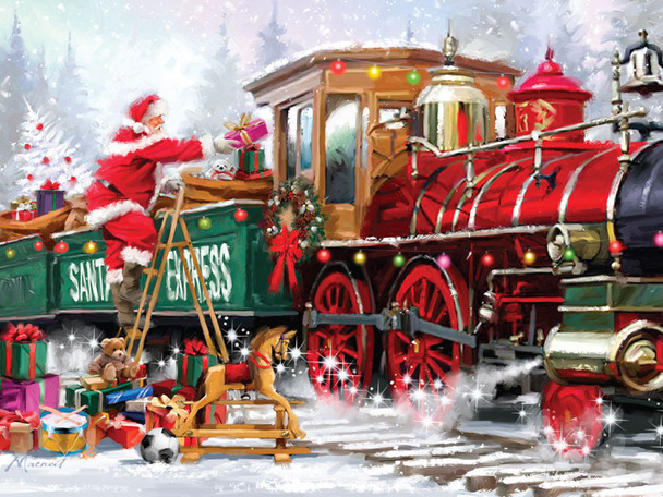 loading up santa express II heritage puzzle