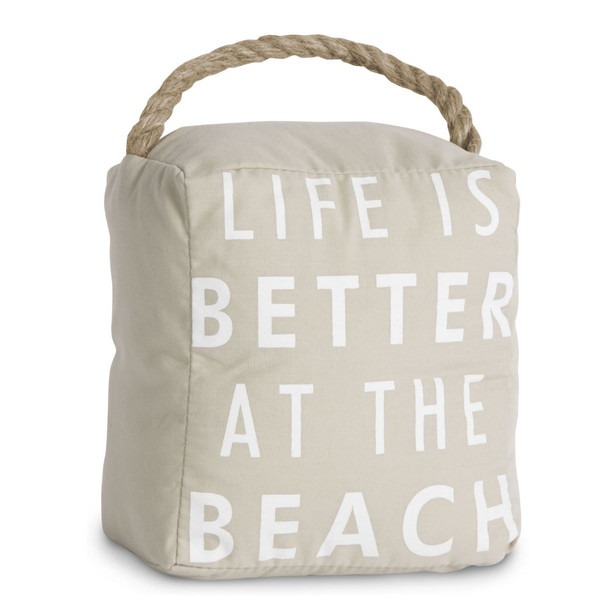 life is better at the beach door stopper