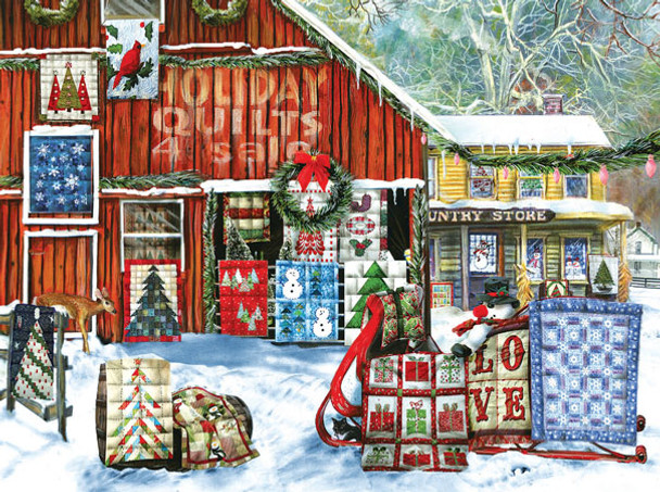 Holiday Quilts Christmas Puzzle