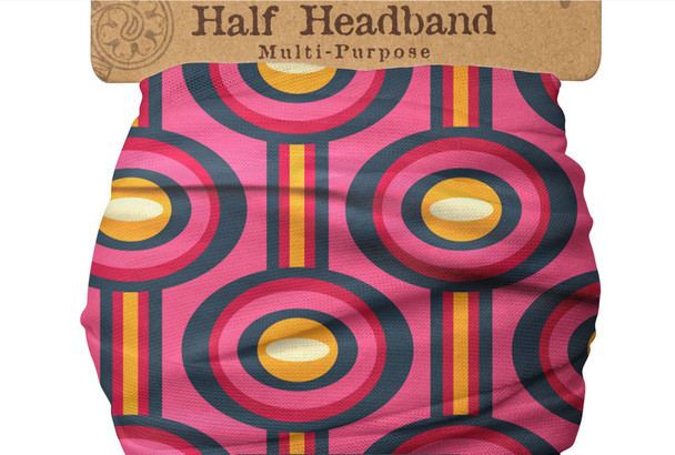 half headband mod pink