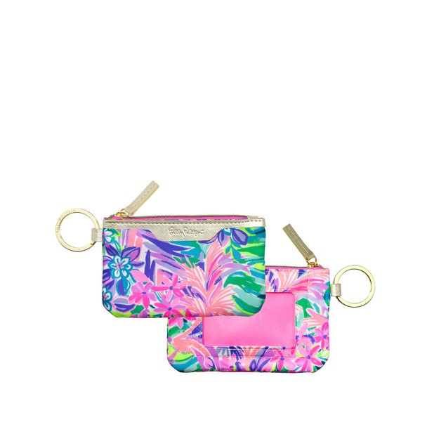 lilly pulitzer id case keychain all in a dream it was all a dream