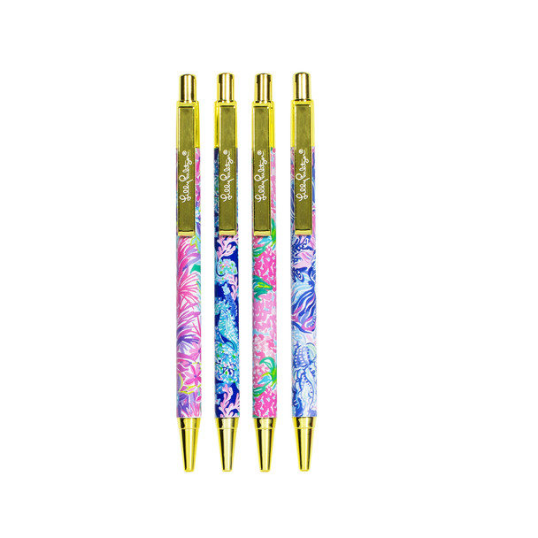 lilly pulitzer ink pen set