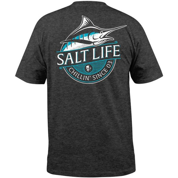 salt life chillin marlin t-shirt blue marlin