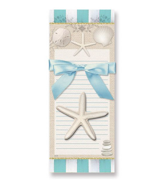 magnetic notepad starfish magnet list pad