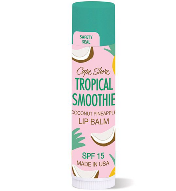 coconut pineapple tropical smoothie lip balm chapstick