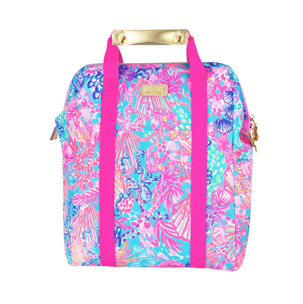 lilly pulitzer backpack cooler tote splendor in the sand