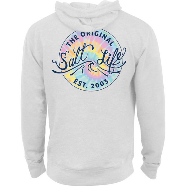 salt life tie dye hooded sweatshirt trippy life wave tie dye hoodie