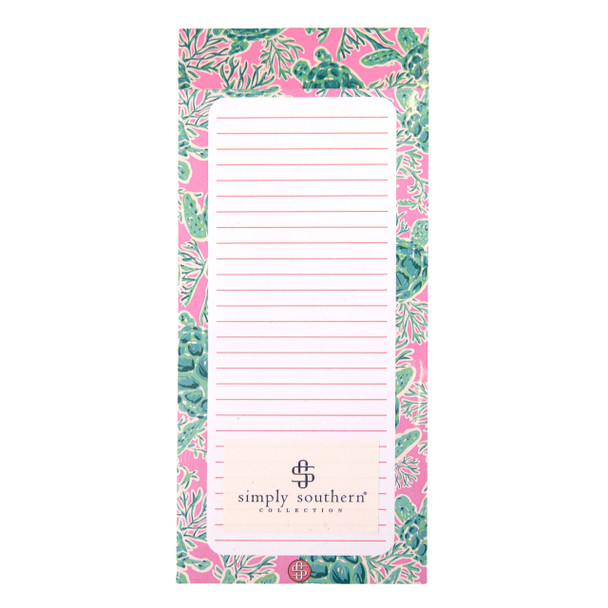 simply southern sea turtle list pad notepad to-do list