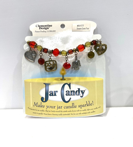 jar candy candle charms dreams come true angel