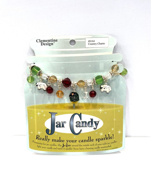 jar candy candle charm country charm