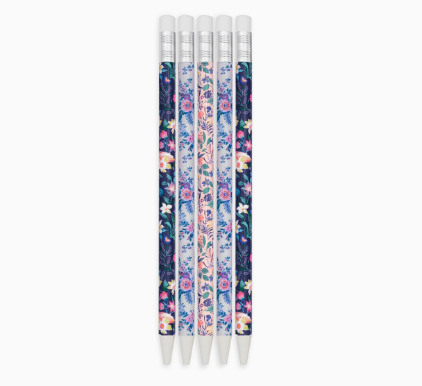 vera bradley spring flamingo medley mechanical pencil set