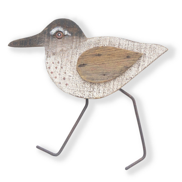 sanderling carved wood wall art