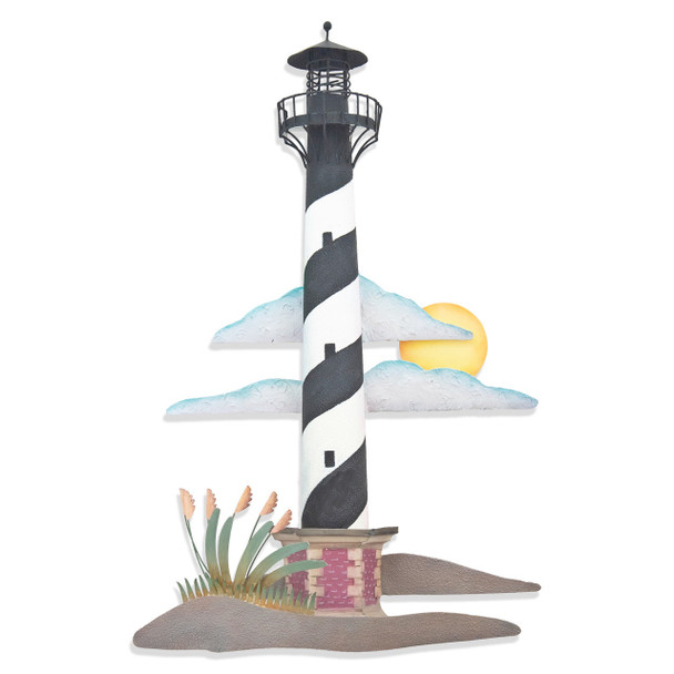 cape hatteras lighthouse metal wall art outer banks