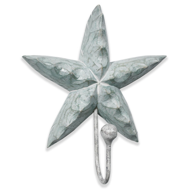 seafoam bumpy starfish wall hook