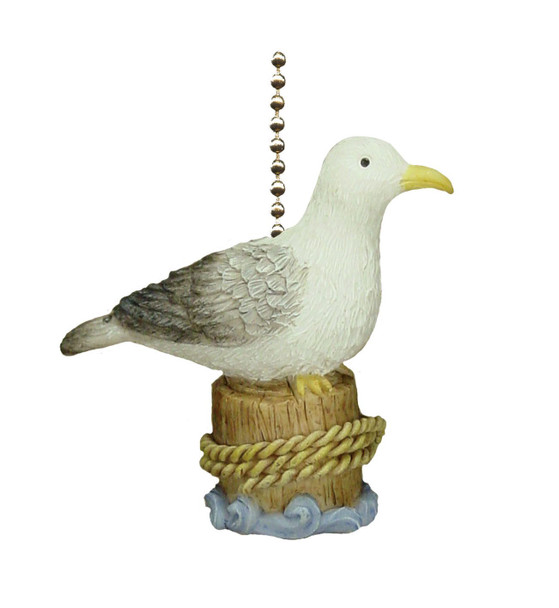 nautical ceiling fan pull seagull coastal fan pull