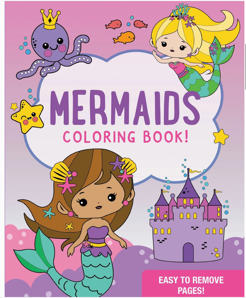 mermaid  coloring book