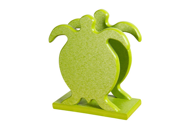 napkin holder lime green sea turtle coastal napkin holder poly indoor/outdoor