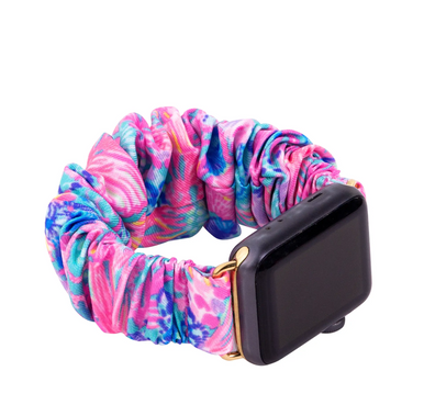 Scrunchie Apple Watch Band Splendor in the Sand - Coastal Cottage
