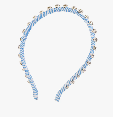 Lilly Pulitzer Embellished Knotted Headband - Frenchie Blue Stripe Lilly Pulitzer | Accessories | Lilly Pulitzer Embellished  main image 2
