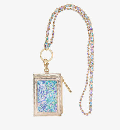Coastal Zip ID Lanyard Soleil it on Me - Coastal Cottage