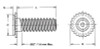 CFHC-440-10 - Concealed-Head Stud by PennEngineering ® (PEM ® )