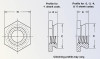 F4-632-1 -  PEMSERT ® Self-Clinching Flush Nut by PennEngineering ® (PEM ® )