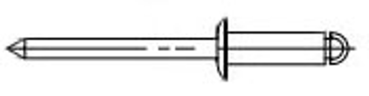 SSPS-05-04 - Rivet by Stanley Engineered Fastening (Avdel)