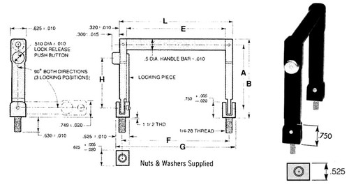 80829-2-2N - Locking Handle by AMATOM