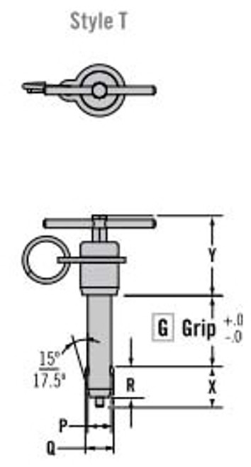 LH-4CT600F-NAS - LOCKWELL ® Quick Release Pin by SOUTHCO