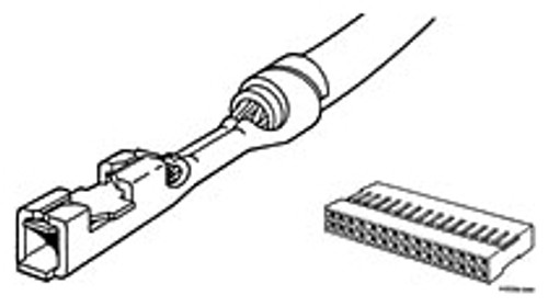 48046-000LF - Mini-PV ™ Cable Receptacle Terminal by FCI ELECTRONICS 48046-000LF - Mini-PV ™ Cable Receptacle Terminal by FCI ELECTRONICS