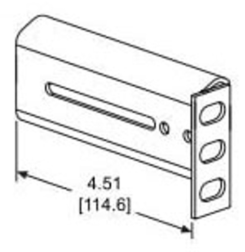4000-0250-CE - Electronic Enclosure Slide Mounting Bracket by Accuride 4000-0250-CE - Electronic Enclosure Slide Mounting Bracket by Accuride