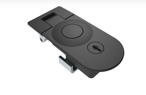 C5-22-45 - LEVER LATCH, COMPRESSION, SEALED LARGE, KEY LOCK, BLACK POWDER COAT