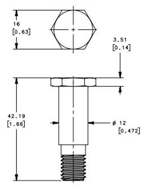 R4-91-281-10 - Latch Striker Bolt by SOUTHCO