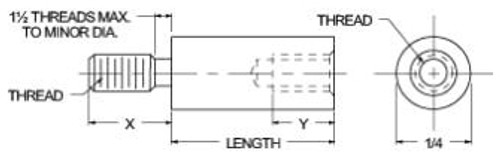 SS6882-0.875-00 - Standoff by LYNTRON SS6882-0.875-00 - Standoff by LYNTRON