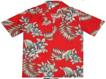 Aloha Republic - Floral - Red - Style 500