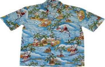 Aloha Republic - Surfin' Santa - Blue - Style 505
