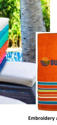 Hampton Collection Beach Towel - Hampton Cobalt Blue