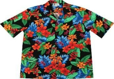 Aloha Republic - Floral - Black - Style 500