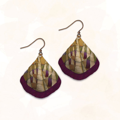 Round Leaf Eucalyptus Earrings