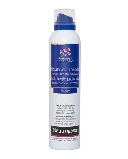 Spray corporal hidratación express profunda neutrogena