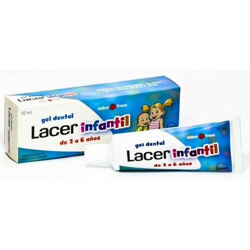 Lacer infantil gel dental 50 mL fresa