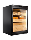 Raching MON800 Cigar Humidor Cabinet Carbon Fiber Front View