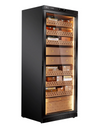 Raching MON5800A Cigar Humidor Cabinet Black Front View