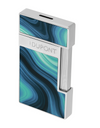 S.T. Dupont Geode Slimmy — Blue/Chrome