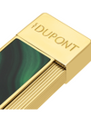 S.T. Dupont Geode Twiggy — Green/Golden Face Detail