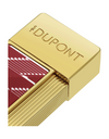 S.T. Dupont Twiggy Lighter — Monogram 1872, Burgundy Face Detail