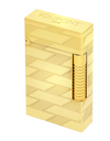 S.T. Dupont Le Grand Ping — Monogram 1872, Yellow Gold Face Angle