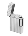 S.T. Dupont Line 1 — Vertical Guilloché / Palladium Face Open