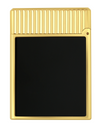 S.T. Dupont Line 1 — Vertical Guilloché Black / Gold