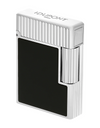 S.T. Dupont Line 1 — Vertical Guilloché Black / Palladium